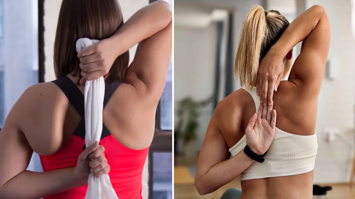 One Simple Weight Loss Stretch to Reduce Shoulder Fat and Pain Naturally at Home