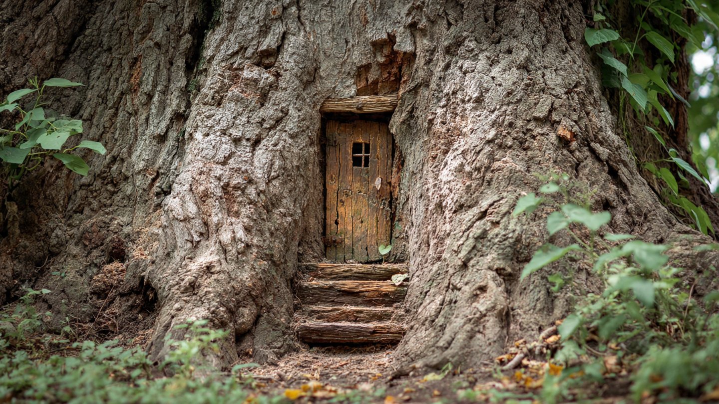 How Can You Build a Fairy Door in an Old Tree for Kids?