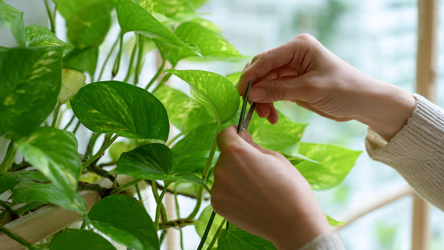 How Can You Prune Your Pothos to Achieve a Fuller Bushier Look?