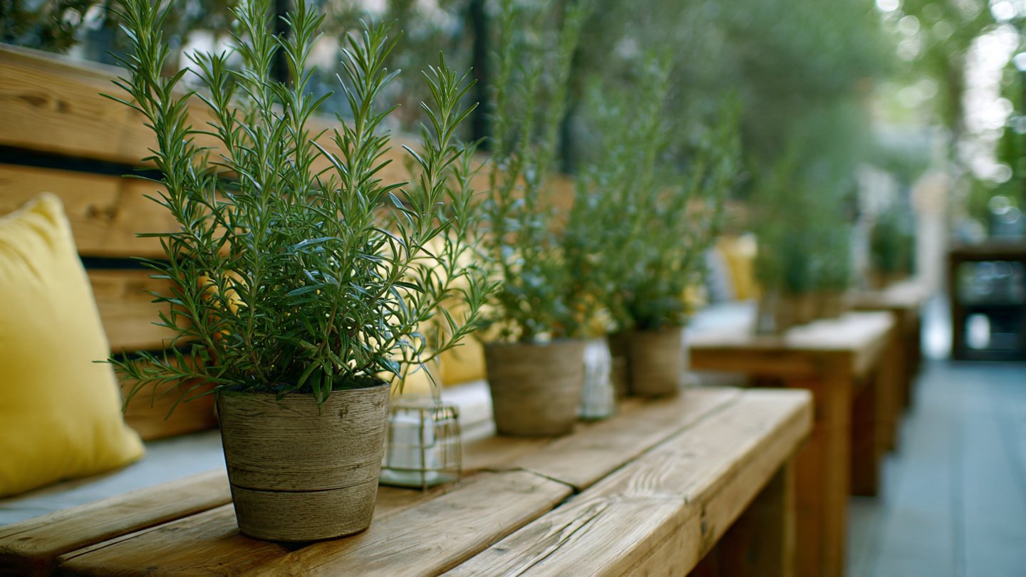 How Can Planting Rosemary Enhance Your Outdoor Seating Experience?